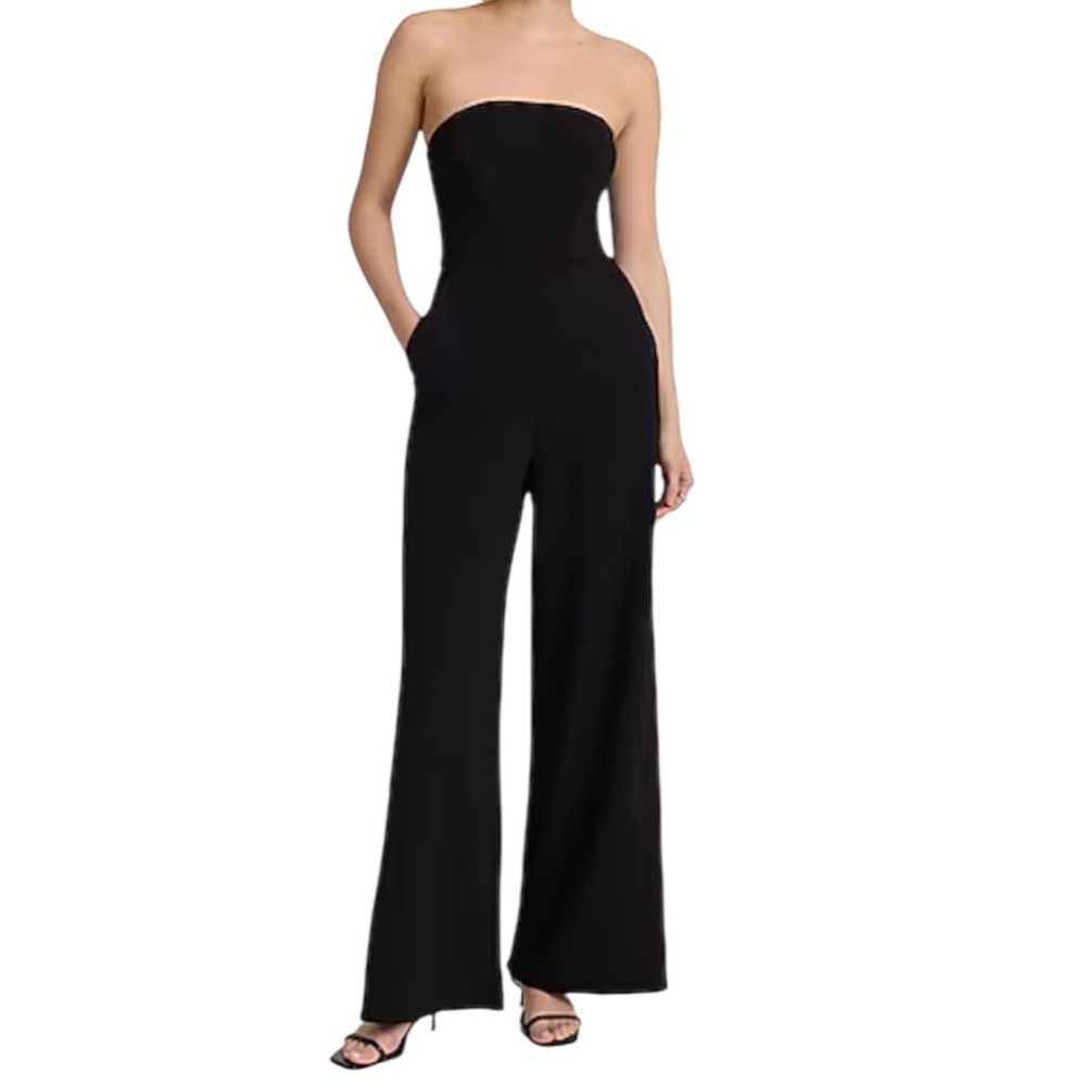 Express Strapless Wide Leg Jumpsuit